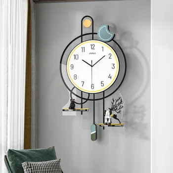 Минималистичные часы, подвешенные на стену в скандинавском стиле, уникальные круглые часы из смолы, Бесшумный декор для гостиной, прихожей, Relogio De Parede Home Decor