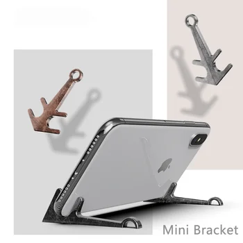 Металлический держатель для телефона Магнитный кронштейн для телефона и планшета в форме якорей Универсальная Настольная Мини-подставка для iPhone Xiaomi Huawei Samsung