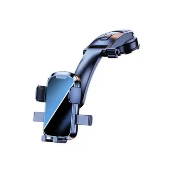 Автомобильный держатель мобильного телефона, Противоскользящая подставка на присоске, Регулируемый Универсальный внутренний кронштейн для громкой связи для смартфона