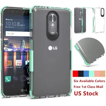 Чехол для мобильного телефона 2 в 1 для LG Aristo 4 Plus, ударопрочный чехол из прозрачной резины, сверхпрочный