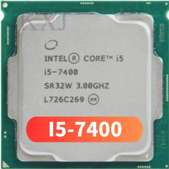 Используемый четырехъядерный процессор Intel Core i5-7400 i5 7400 с частотой 3,0 ГГц, Четырехпоточный процессор 6M 65W LGA 1151