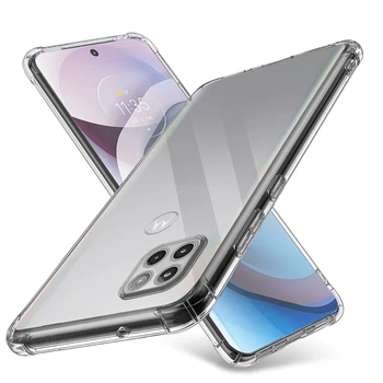 Полностью закрывающий чехол для телефона Motorola One 5G Ace Moto G 5G Прозрачный чехол для телефона с защитой от падения, полная защитная оболочка от царапин