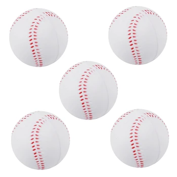 5-кратный Спортивный бейсбол с уменьшенным ударом, Бейсбольный 10-дюймовый мягкий мяч для взрослых и молодежи для игры, соревнования, тренировки по ловле