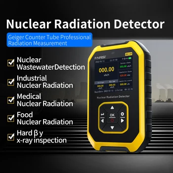 Детектор ядерного излучения GC01, счетчик Гейгера, профессиональная мраморная ионизация, персональный сигнализатор дозы, радиоактивный тестер