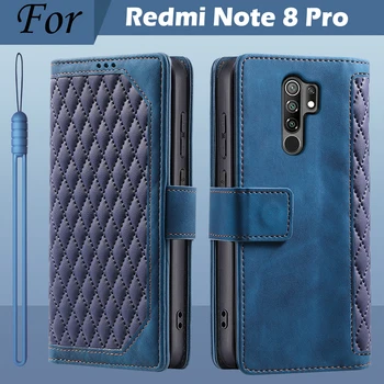 Для Xiaomi Redmi Note 8 Pro Чехол Кожаный Бумажник Чехол для телефона Redmi Note 8 Pro Чехол Redmi Note 8 Pro Чехол Откидная крышка Чехлы