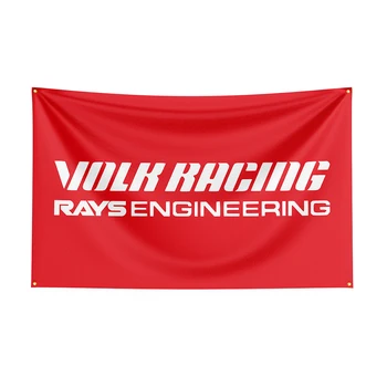90x50 см Флаг RAYs, баннер гоночного автомобиля с принтом из полиэстера для декора, баннер ft Flag DecorFlag для декора