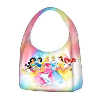 Женские повседневные сумки Disney Snow White Princess, портативная сумка для покупок, дорожная сумка-тоут, Многоразовые сумки через плечо