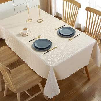 Маслостойкая и моющаяся прямоугольная гостиничная скатерть, домашний обеденный стол, журнальный столик и коврик для стола