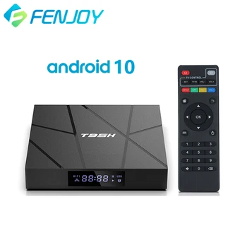 T95H Allwinner H616 Smart Android 10,0 TV Box 4 ГБ ОЗУ 64 ГБ ПЗУ телеприставка 2,4 G WiFi Bluetooth 100M LAN 6K Медиаплеер
