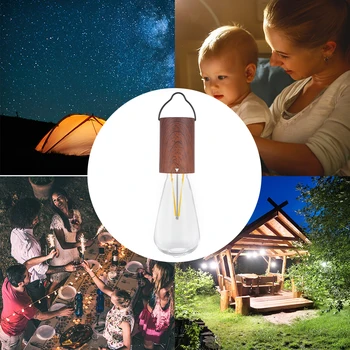Водонепроницаемый походный фонарь, надежная совместимость, светодиодная палатка, лампа с молочным пузырем, подвесной светильник с теплым светом, прочный ABS для наружных принадлежностей.