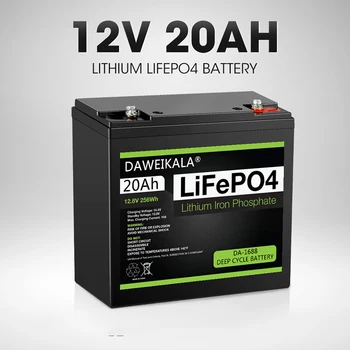 Новый 12V 20Ah LiFePO4 Аккумулятор Литий-Железо-Фосфатный 12V LiFePO4 Аккумуляторная Батарея для Детских Скутеров Лодочный Мотор реальной емкости