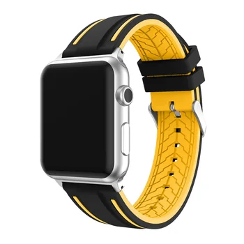 Силиконовый ремешок для Apple Watch band 44 мм 49 мм 40 мм 45 мм 41 мм 42 мм 38 мм 45 44 мм Спортивный браслет iWatch series 3 4 5 6 7 8 ultra