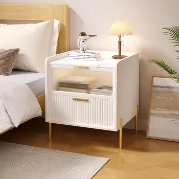 Мебель для спальни, Прикроватные тумбочки, Уголок для хранения вещей в спальне, Прикроватная тумбочка с ящиками Comodini Modern Furniture XY50BT