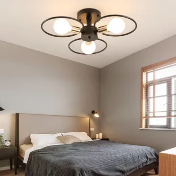 Скандинавская светодиодная люстра Потолочный светильник Золотисто-белая Роскошная лампа для спальни, столовой, гостиной, ежедневного освещения в помещении