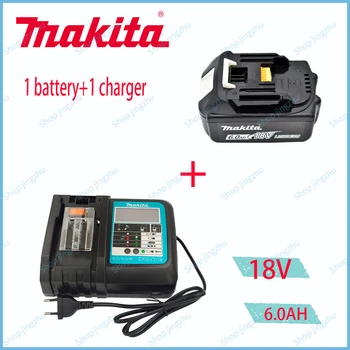 Зарядное Устройство Makita 18VRC со Светодиодным Дисплеем 3A 6A 14,4 V 18V 6AH Bl1830 Bl1430 BL1860 BL1890 Зарядное Устройство Для инструмента USB Prot 18VRF