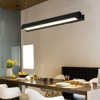 Люстра Светодиодная Подвесная лампа Столовая длинный дизайнерский современный дизайн кабинет подсветка офисное освещение гостиная Подвесная