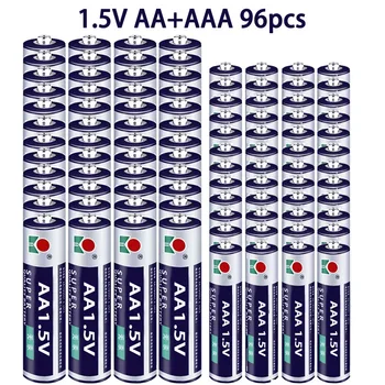 AA + AAA аккумуляторная батарея AA 1.5V 9800 mAh/1.5V AAA 8800 mah Щелочная батарея фонарик игрушки часы MP3-плеер замена Ni-Mh батареи