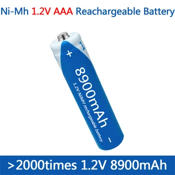 Батарейка типа ААА 1,2 В, аккумуляторная батарея NIMH AAA, аккумуляторная батарея большой емкости 9900 мАч, аккумуляторная батарея для игрушек, мышь с дистанционным управлением.