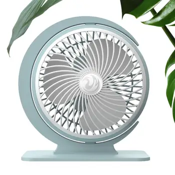 Вентилятор циркулятора воздуха Тихий Персональный вентилятор в спальне Небольшой охлаждающий настольный вентилятор Сильный ветер USB Мини конвекция воздуха для кемпинга в общежитии