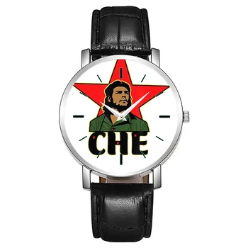 Кожаный ремешок для кварцевых часов Che Guevara