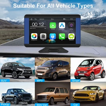 7-дюймовый автомобильный мультимедийный плеер MP5 USB Bluetooth TF карта, автомобильный плеер Full Touch HD, поддержка CarPlay Android Auto с камерой