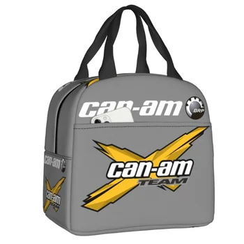 Мотоциклетные сумки для ланча Can-Am Printsulated для женщин и мужчин, водонепроницаемый термоохладитель для ланча, Пляжный кемпинг, путешествия