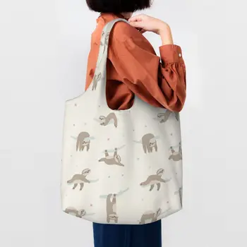 Холщовая сумка для покупок с рисунком выдры, женская портативная сумка для покупок большой емкости, сумки для покупок, сумочка для фотографий