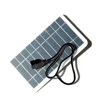 солнечная Панель 2 Вт 5 В Наружное USB Портативное Мини-Солнечное Зарядное Устройство Для Скалолазания Зарядное Устройство для быстрого перемещения Телефон Diy Солнечное Зарядное Устройство