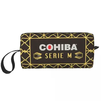 Изготовленные на заказ Кубинские Сигары, сумка для туалетных принадлежностей Cohiba, Женский Косметический Органайзер для макияжа, женская сумка для хранения косметики, чехол для набора Dopp