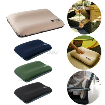 Автоматическая надувная 3D губчатая подушка, портативная походная палатка, подушка безопасности, комфорт, Обеденный отдых, Защита шеи, Мини-подушка
