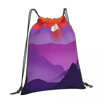 Абстрактные горные сумки с причудливыми завязками Отлично подходят для игривых личностей, идеально подходят для школьных походов и приключений на свежем воздухе