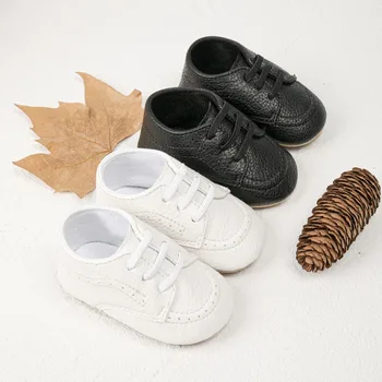 Весенне-осенняя модная обувь для новорожденных, повседневная дышащая обувь для начинающих, нескользящая обувь для мальчиков и девочек