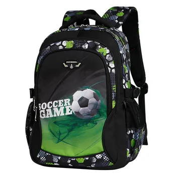 печать футбольный школьный рюкзак милый аниме рюкзак дорожная сумка футбольные школьные сумки для мальчиков-подростков mochila escolar infantil menino