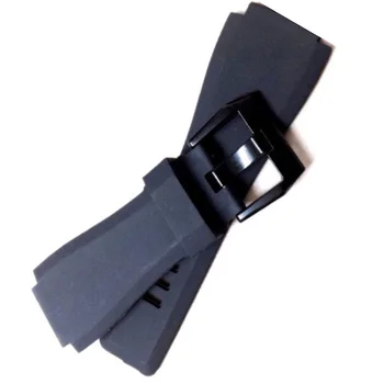 Аксессуары для ремешка для часов серии Bell Ross BR01, Водонепроницаемый браслет, резиновый ремешок, Мужской силиконовый ремешок, пряжка 34x24 мм