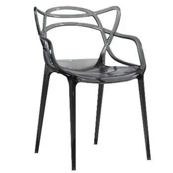 Обеденный стул с скандинавским акцентом, для макияжа, для рук, Пластиковые стулья для отдыха, Прозрачная Мебель для гостиной Sillas De Oficina, ШХВХГ, 30XP