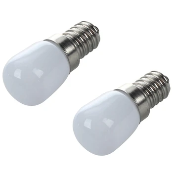1,5 Вт SES E14 2835 SMD светодиодные лампы для холодильника с морозильной камерой Mini Pygmy Lamp 220 В Цвет: белый Упаковка: 2 шт.