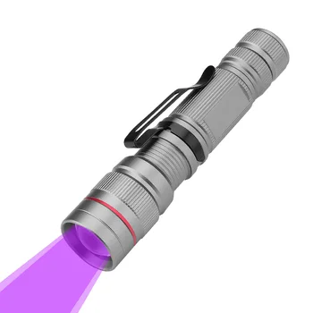 3-режимный Blacklight, использующий чернила, невидимый маркер, фокусирующий фонарик, ультрафиолетовый фонарик с возможностью масштабирования на 395 нм