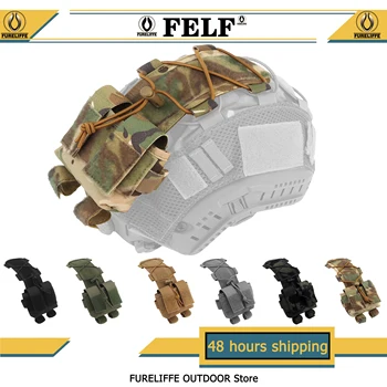 Чехол для батареек военного шлема / батарейный блок MK2 / сумка для противовеса тактического шлема, аксессуары для быстрого шлема для стрельбы на открытом воздухе