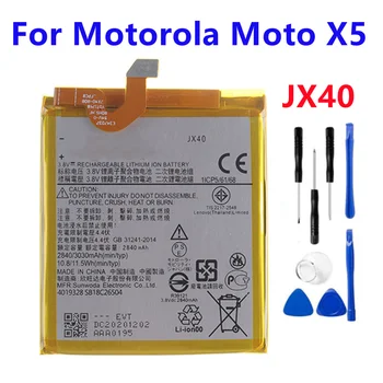 JX40 Аккумулятор емкостью 3030 мАч Для Motorola Moto X5 JX40 Smart Phone Batteria С Бесплатными Инструментами Высокого Качества