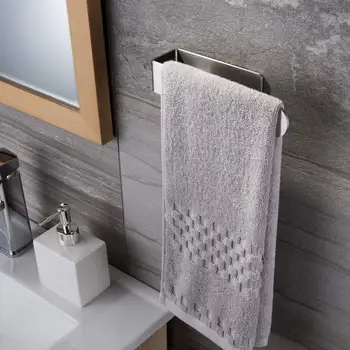 Матовое кольцо для полотенца из нержавеющей стали, Самоклеящееся для ванной, кухонного полотенца для лица, держателя для полотенец для рук, вешалки на стену или шкаф
