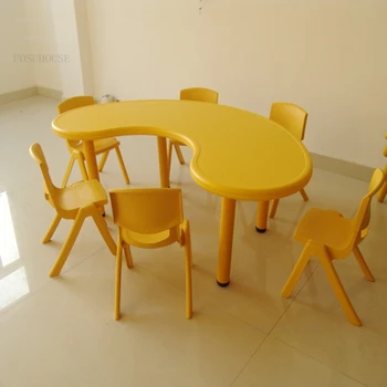 Пластиковые Детские Столы Домашние Письменные Столы Детский Сад Образование Игровой Стол Детское Питание Подъемный Стол Детская Мебель B