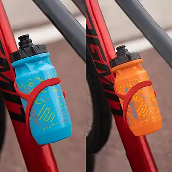 Велосипедная бутылка для воды объемом 550 мл, легкий Выпуклый дизайн, Велосипедная бутылка для воды для горных дорог, Велосипедное Снаряжение botella de agua