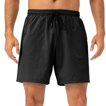 Мужские летние Свободные шорты для бега и фитнеса, Легкие дышащие быстросохнущие шорты, Модные повседневные спортивные штаны