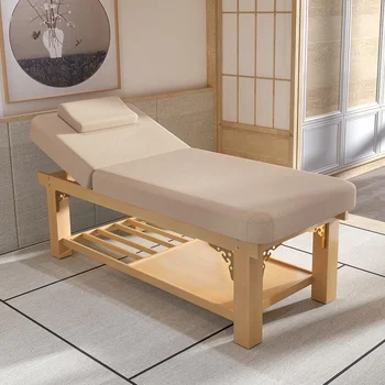 Массажные столы из массива дерева, Специальная многофункциональная кровать для прижигания в салоне красоты с отверстиями, массажные кровати для тела, Косметическая кровать