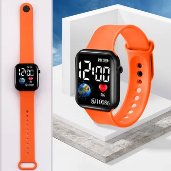 Новые Светодиодные Спортивные Часы Smart Watch Для Детей, Мужчин и Женщин, Цифровые Электронные Часы, Повседневные Силиконовые Наручные Часы, Бесплатная Доставка