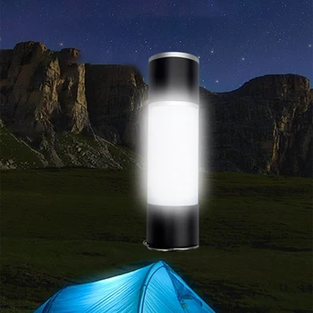 Наружный фонарик Светодиодный алюминиевый выдвижной фонарик с многофункциональным перезаряжаемым выдвижным фонариком Настольная лампа