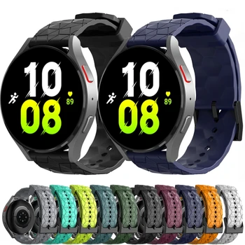 Силиконовый ремешок Для Samsung Galaxy watch 5 4 3 Active 2 Amazfit GTR Спортивные Часы Сменный Браслет Для Huawei watch GT/2 3 Pr