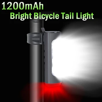 Новые модели велосипедных задних фонарей с несколькими режимами освещения, заряжаемые через USB, светодиодные велосипедные фонари со вспышкой, задние фонари для подседельного штыря дорожного Mtb велосипеда