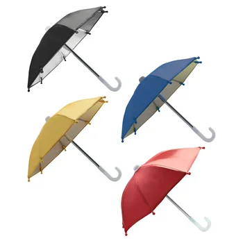 4 шт. мотоциклетный зонт для наружного использования, зонт для телефона, водонепроницаемые мобильные зонты, металлические поделки, прочный