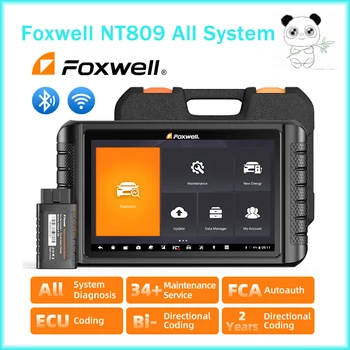 Автомобильный Сканер Foxwell NT809 OBD2 Professional All System IMMO A/F 30 Сброс Двунаправленных Инструментов Диагностики Автомобилей OBD PK MK808